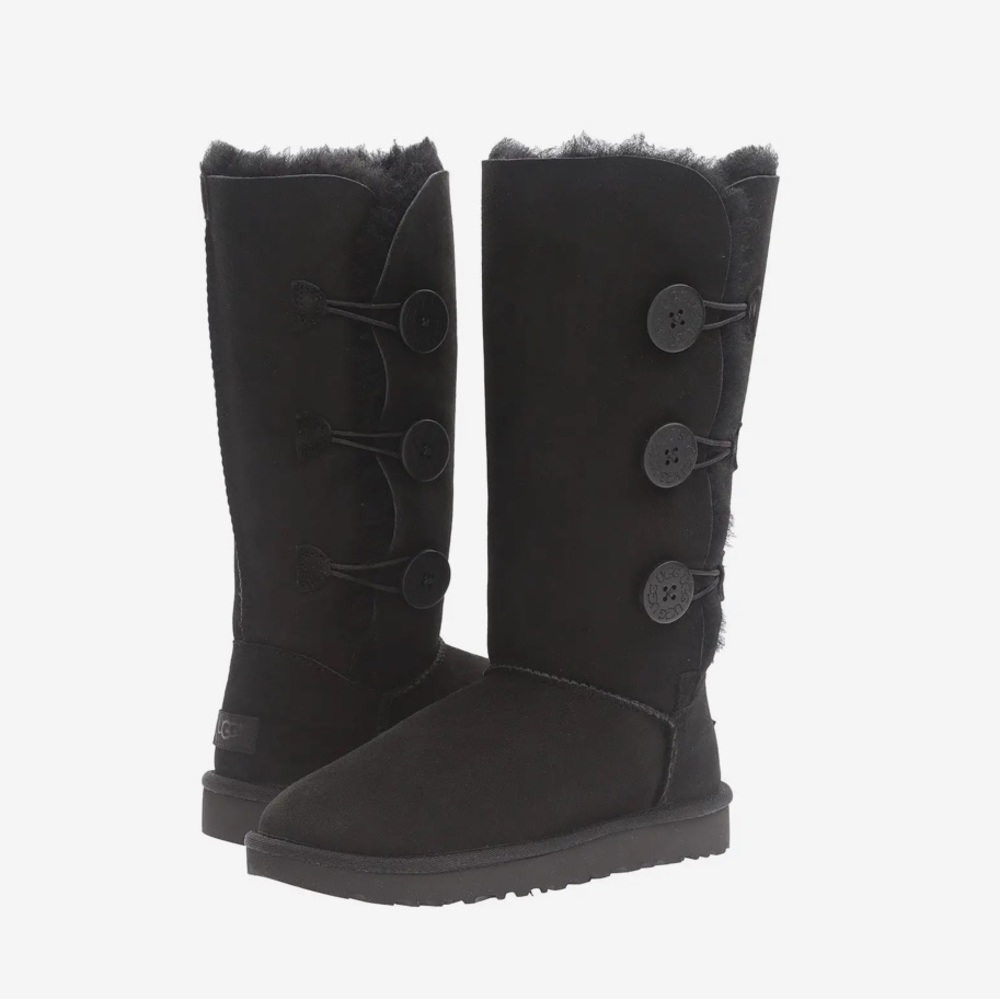 Black UGG Triplet Button Boot